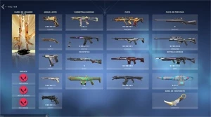 CONTA VALORANT - MUITAS SKINS E MMR ALTO