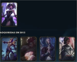 CONTA LOL COM KAYLE JUIZA, 119 CHAMPS, 25 SKINS - League of Legends