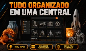 Mega Acervo Stl | Impressão 3D | Modelos, Miniaturas, Peças - Impressão 3D e STL