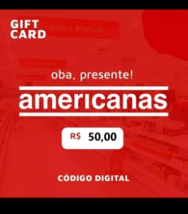 Gift card americanas - Gift Cards