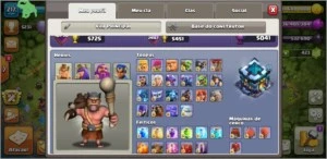 Clash of clans cv13 full com todas as skin