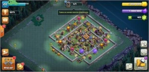 Clash of clans cv13 full com todas as skin