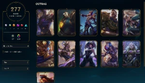 Conta Riot Lol Ex Mestre Solo Duo 277 Skins Todos Campeões - League of Legends