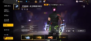 Conta Free Fire Gemada com Angelical, Punhos, etc