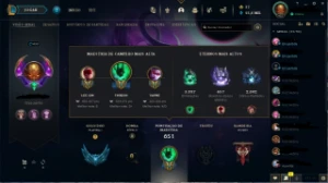 Vendo Conta Lol Platina 1 200+Skins Único Dono - League of Legends
