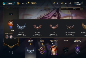 Conta Bronze 1 com TODOS os Champs e 319 Skins +9 prestígios