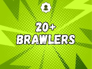 Conta aleatória de 20-84 personagens do Brawl Stars