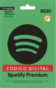 Spotify Assinatura 4 Meses Br Gift Card - Assinaturas e Premium