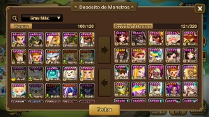 Acc global Nat LD Oberon 52 nat 5* e 112 6* - Summoners War