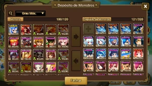 Acc global Nat LD Oberon 52 nat 5* e 112 6* - Summoners War