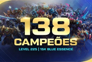 🔥 Conta Main "Titã" | 138 Campeões Skin Mitica E Lendaria