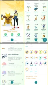 Conta Pokémon Go Level 30 Time Amarelo
