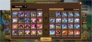 Conta summoners war GLOBAL - PVE completo - 24 NAT5