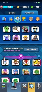Conta CR Vários decks nv16 (max) + Coc Cv 14 Semi Full. - Clash Royale