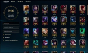 Conta League of Legends - Gold S6/5/4 - 137 Skins LOL