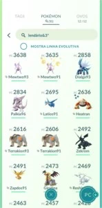 Conta de Pokemon go LVL 40 com 292 brilhantes, e 305 100% ! - Pokémon