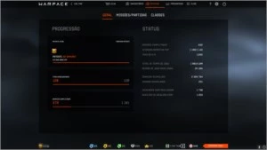 Conta Warface ptt 80