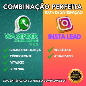 Wa Sender 3.3 + Insta Lead V6 - Vitalício Completo - Outros