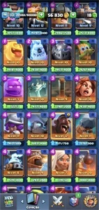 CONTA CLASH ROYALE NV 13 ARENA LENDARIA