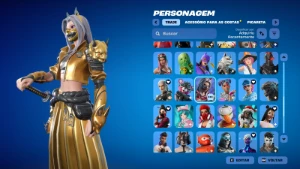 Conta Fortnite| 95 Skins | Chun-Li | Power Punk