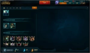 Conta League of Legends - Platina 2 - 50 champs + 10 skins LOL
