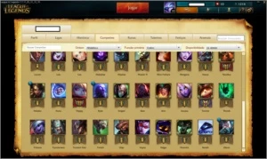 Conta League of Legends - Platina 2 - 50 champs + 10 skins LOL