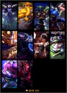 Conta League of Legends - Platina 2 - 50 champs + 10 skins LOL