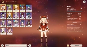KLEE + MONA + JEAN + BANNER GARANTIDO - Genshin Impact