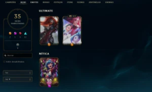 Conta League of Legends Full Acesso - 72 Champs e 34 Skins LOL