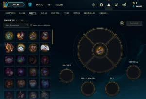 Conta PLATINA 4 | 72% Win - Lol (League Of Legends) Elomoon