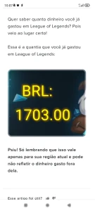 Conta Top League Of Legends LOL