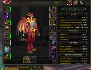 Evoker Set bis 416 + weapon class 2717 IO - Blizzard