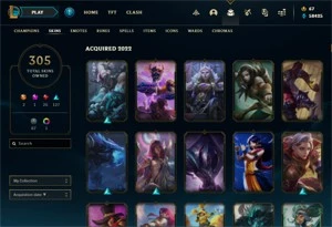 Conta De LoL Todos Os Campeões E 300 SKINS - League of Legends