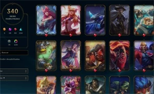 CONTA MESTRE LOL* TODOS CAMPEÕES /362 skins. - League of Legends