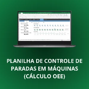 Planilha De Controle De Paradas Em Máquinas (Cálculo OEE) - Outros