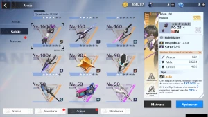 Sv Pegasus LVL 89 com LIN C4/ Nemesis c3 e mais - Tower of Fantasy