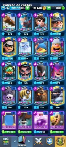 Conta Clash Royale arena 16 com campeão