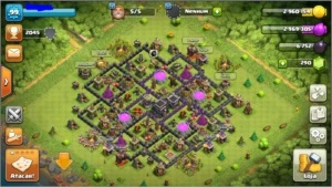 Conta CLASH OF CLANS CV 9 - NV 100