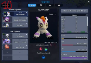 Conta Iniciante Digimon Super Rumble - Servidor 1 Koromon