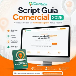 Script Guia Comercial 2026 + Código Fonte - Sites, Lojas e Sistemas Prontos Sites e Scripts