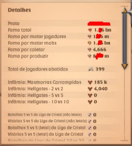 CONTA ALBION END GAME - 1.5b+ (Todos os detalhes descritos) - Albion Online
