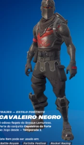 conta rara cavaleiro negro e 47 skins ela é nfa - Fortnite