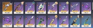 AR 41 Yoimiya,Yelan +arma assinatura + mona 7000 GEMAS - Genshin Impact