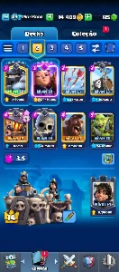 Conta Clash of clans e Clash Royale a venda a mesma conta.