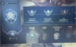 CONTA LOL EX D4 E VALORANT  BARATA - League of Legends