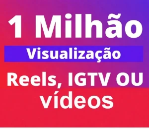 Instagram Visualizações 1 Milhão - Redes Sociais