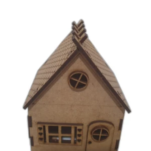 Mini Casinha MDF, diorama 10x8cm mod 1 - Artesanato e Personalizados