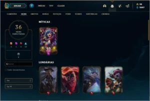 Conta Gold 3 - League of Legends LOL