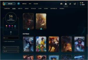 Conta Gold 3 - League of Legends LOL