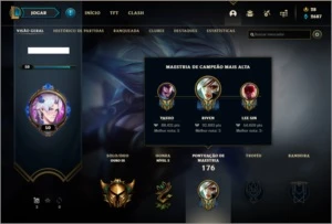 Conta Gold 3 - League of Legends LOL